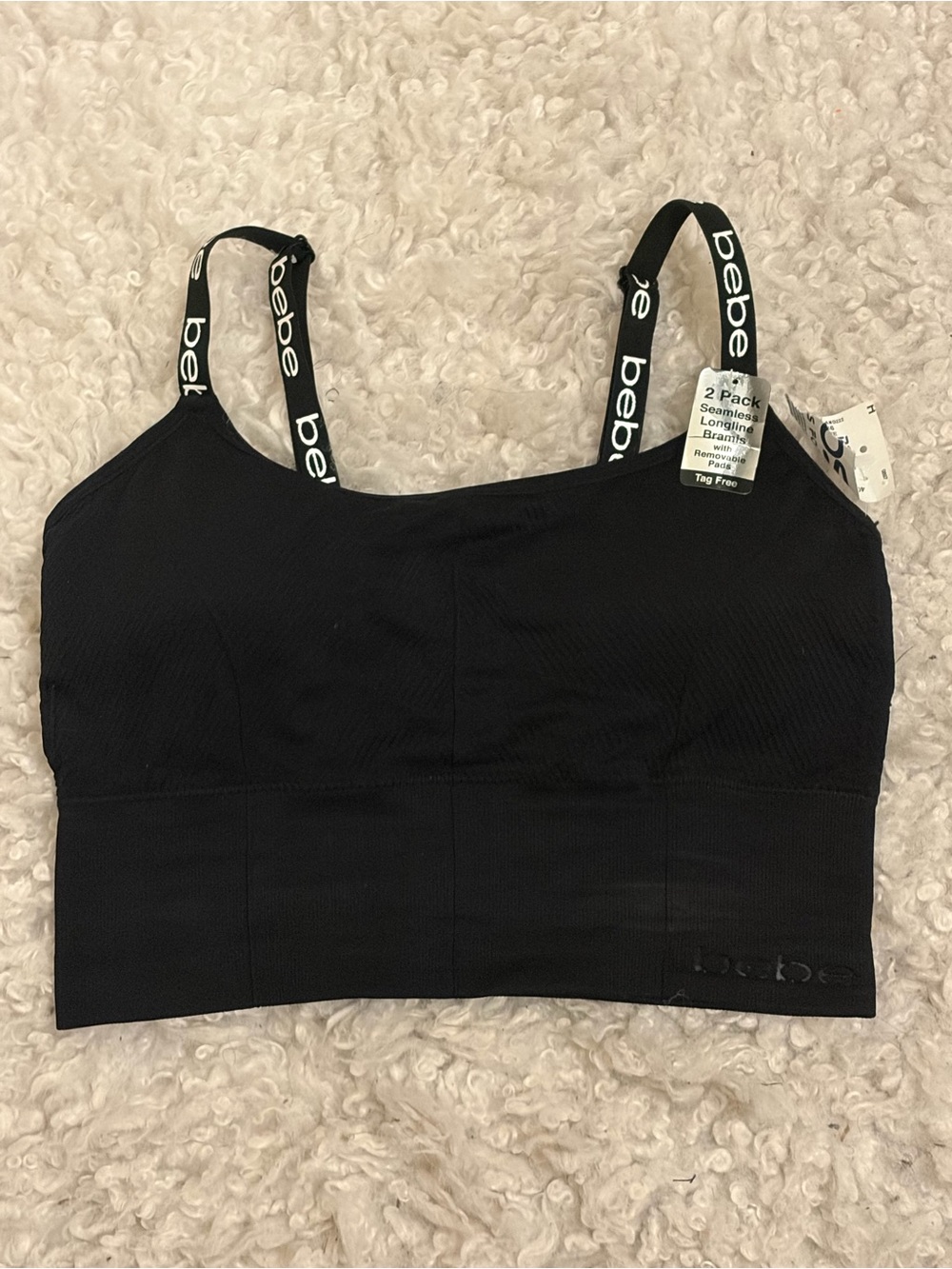 NWT BEBE CROP TOP / SPORTS BRA